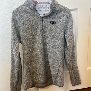 Patagonia Gray Quarter-Zip Pullover